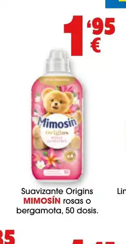 TOP Cash & Carry MIMOSÍN Suavizante Origins rosas o bergamota, 50 dosis. oferta
