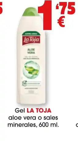 TOP Cash & Carry LA TOJA Gel aloe vera o sales minerales oferta