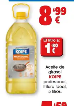 TOP Cash & Carry KOIPE Aceite de girasol profesional, fritura ideal oferta