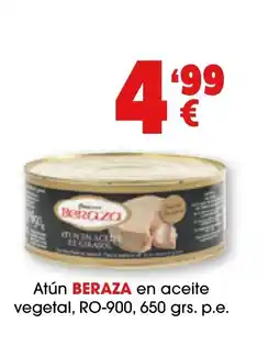 TOP Cash & Carry BERAZA Atún en aceite vegetal oferta