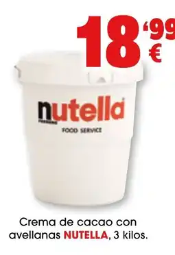 TOP Cash & Carry NUTELLA Crema de cacao con avellanas oferta