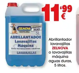 TOP Cash & Carry ZELNOVA Abrillantador lavavajillas o lavavajillas máquina aguas duras oferta