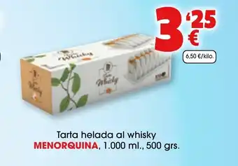 TOP Cash & Carry MENORQUINA Tarta helada al whisky oferta