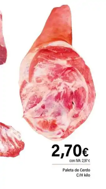 Cash Ifa Paleta de Cerdo oferta