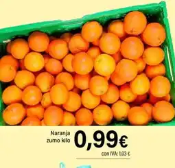 Cash Ifa Naranja zumo oferta