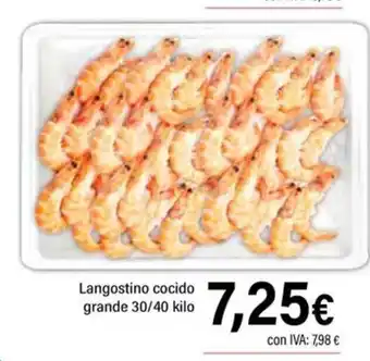 Cash Ifa Langostino cocido grande oferta