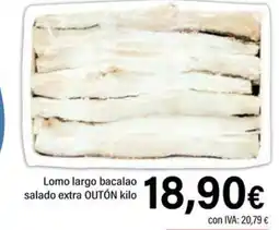 Cash Ifa OUTÓN Lomo largo bacalao salado extra oferta