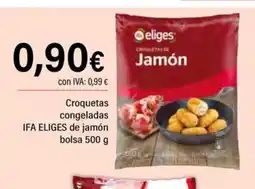 Cash Ifa IFA ELIGES Croquetas congeladas de jamón oferta
