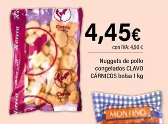 Cash Ifa CLAVO CÁRNICOS Nuggets de pollo congelados oferta