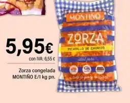 Cash Ifa MONTIÑO Zorza congelada oferta