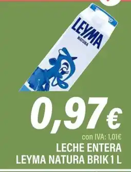 Cash Ifa LEYMA Leche entera natura brik oferta
