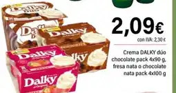 Cash Ifa DALKY Crema dúo chocolate, fresa nata o chocolate nata oferta