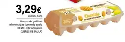 Cash Ifa DEMILLO Huevos de gallinas alimentadas con maíz suelo 12 unidades oferta