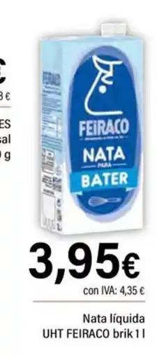 Cash Ifa FEIRACO Nata líquida oferta