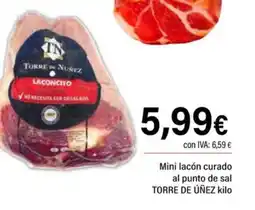 Cash Ifa TORRE DE ÚÑEZ Mini lacón curado al punto de sal oferta