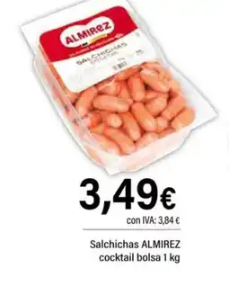 Cash Ifa ALMIREZ Salchichas cocktail bolsa oferta