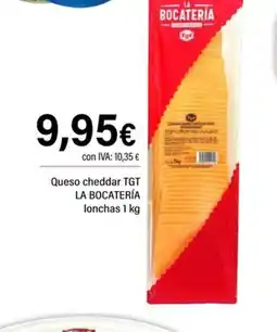 Cash Ifa TGT LA BOCATERÍA Queso cheddar oferta