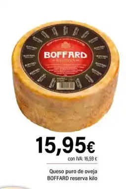 Cash Ifa BOFFARD Queso puro de oveja oferta