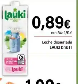 Cash Ifa LAUKI Leche desnatada oferta