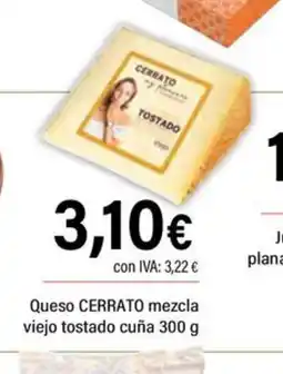 Cash Ifa CERRATO Queso mezcla viejo tostado cuña oferta
