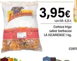 Cash Ifa LA ISCARIENSE Corteza trigo sabor barbacoa oferta