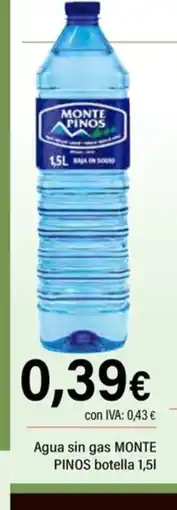 Cash Ifa MONTE PINOS Agua sin gas oferta