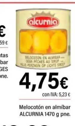 Cash Ifa ALCURNIA Melocotón en almíbar oferta