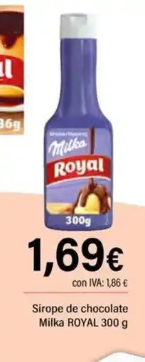 Cash Ifa ROYAL Sirope de chocolate Milka oferta