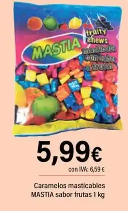 Cash Ifa MASTIA Caramelos masticables sabor frutas oferta