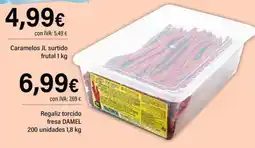 Cash Ifa DAMEL Regaliz torcido fresa oferta