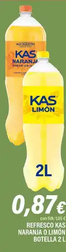 Cash Ifa Refresco kas naranja o limón oferta