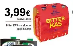 Cash Ifa KAS Bitter sin alcohol oferta