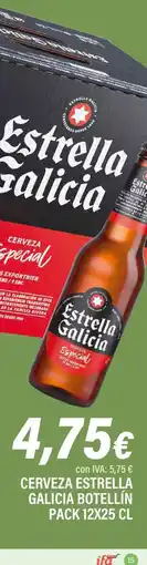 Cash Ifa ESTRELLA GALICIA Cerveza botellín oferta