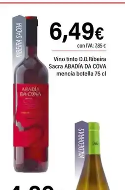 Cash Ifa ABADÍA DA COVA Vino tinto D.O.Ribeira Sacra mencía botella oferta