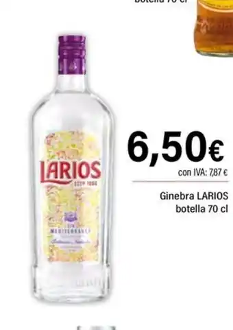 Cash Ifa LARIOS Ginebra oferta
