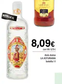 Cash Ifa LA ASTURIANA Anís dulce oferta