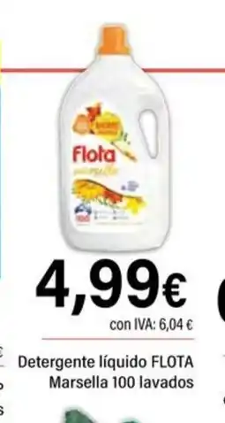 Cash Ifa FLOTA Detergente líquido Marsella 100 lavados oferta