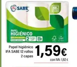 Cash Ifa IFA SABE Papel higiénico oferta