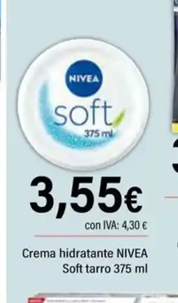 Cash Ifa NIVEA Crema hidratante Soft tarro oferta