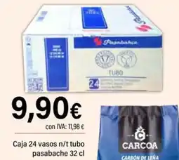 Cash Ifa Caja 24 vasos n/t tubo pasabache oferta