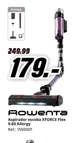 MediaMarkt ROWENTA Aspirador escoba XFORCE Flex 9.60 Allergy oferta