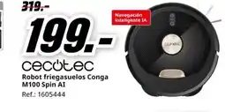MediaMarkt CECOTEC Robot friegasuelos Conga M100 Spin AI oferta