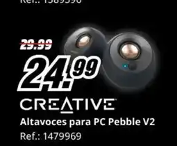 MediaMarkt CREATIVE Altavoces para PC Pebble V2 oferta