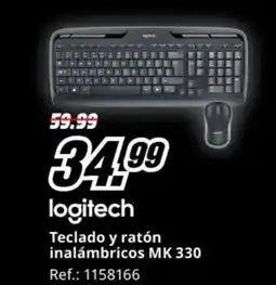 MediaMarkt LOGITECH Teclado y ratón inalámbricos MK 330 oferta