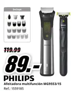 MediaMarkt PHILIPS Afeitadora multifunción MG9553/15 oferta