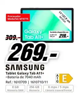 MediaMarkt SAMSUNG Tablet Galaxy Tab A11+ oferta