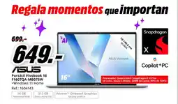 MediaMarkt ASUS Portátil Vivobook 16 F1607QA-MB075W oferta