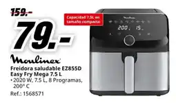 MediaMarkt MOULINEX Freidora saludable EZ855D Easy Fry Mega oferta
