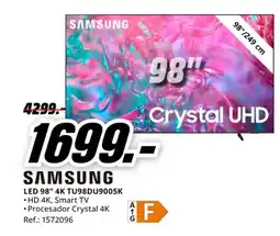 MediaMarkt SAMSUNG LED 98" 4K TU98DU9005K oferta