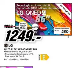 MediaMarkt LG QNED AI 86" 4K 86QNED82A6B oferta